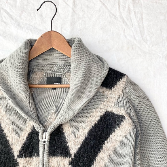 ARITZIA WILFRED FREE Thick alpaca wool cardigan - Picture 7 of 9